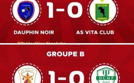 Illico ligue 1 : V Club et DCMP tombent à l'extérieur, Dauphin noir et Étoile du Kivu en patron à domicile