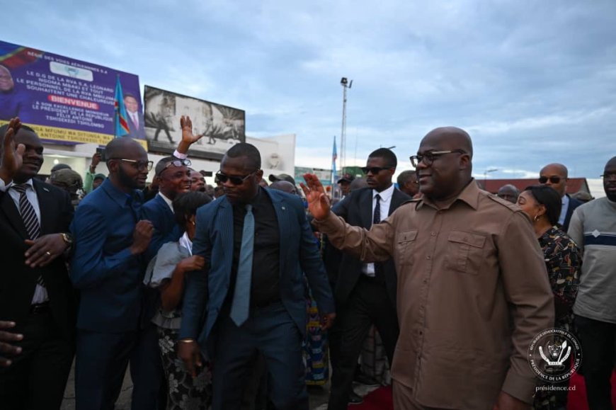 Fatshi en tournée dans le grand Kasaï : le gouverneur du Kasaï Central présente l'évolution de sa province de Mobutu à Tshisekedi
