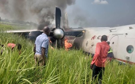 Crache d’Avion à Kongolo : Un Aéronef d’Air Kasaï a raté son atterrissage