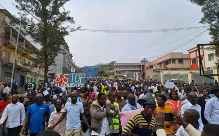 À Kinshasa, la population s'élève  contre l'agression Rwandaise à l'Est de la RDC