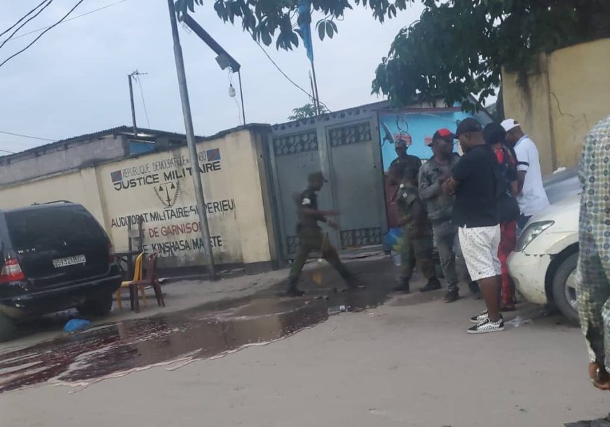 La Justice Militaire toujours à la recherche de 27 prisonniers évadés de la prison à l'Auditorat Militaire de Kinshasa/Matete