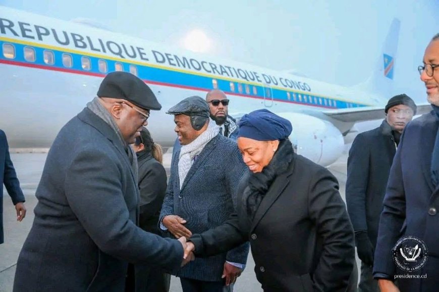 Forum économique mondial de Davos : Félix tshisekedi est arrivé en Suisse