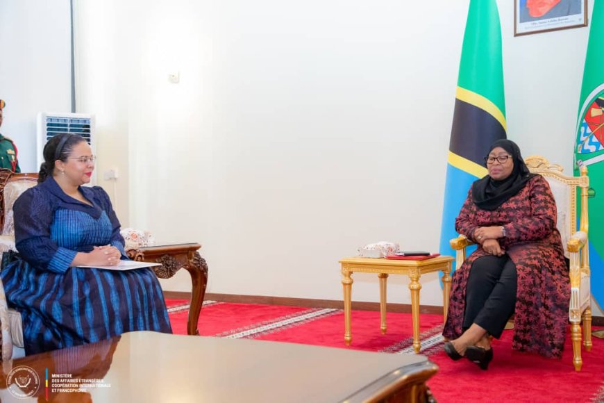 RDC: T. Kayikwamba émissaire de Félix Tshisekedi chez Sama Suluhu présidente de la Tanzanie