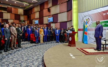Félix Tshisekedi a dirigé la cérémonie d'inauguration de la seizième rencontre du conseil des ministres de la ZLECAF