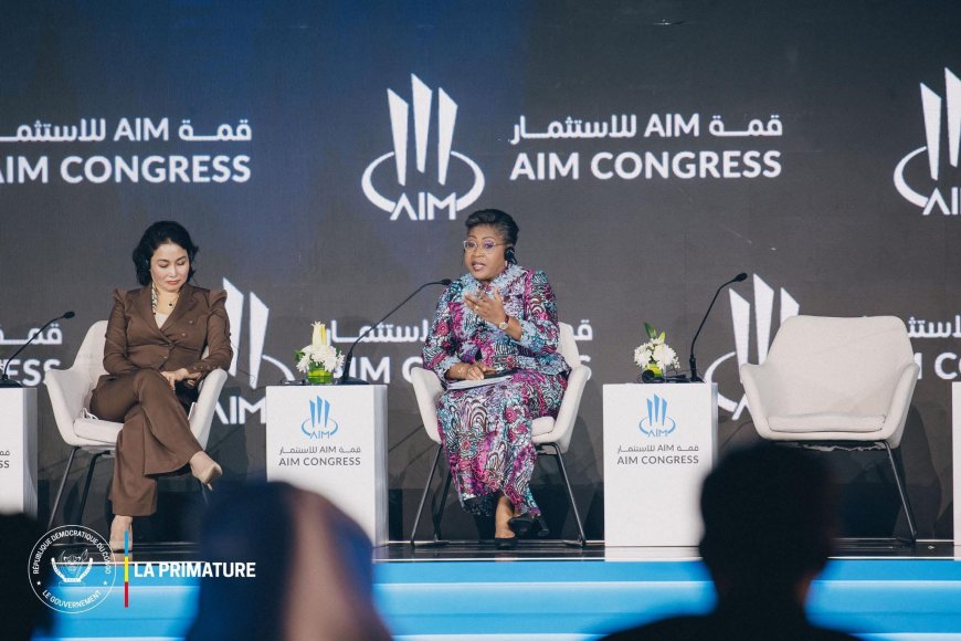 RDC: Depuis Abu Dhabi, Judith Suminwa plaide pour des investissements directs étrangers durables et transformateur