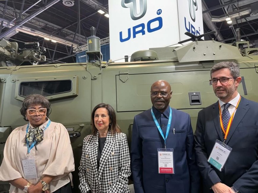 Salon international de défense espagnole : Guy kabombo en visite officielle à Madrid