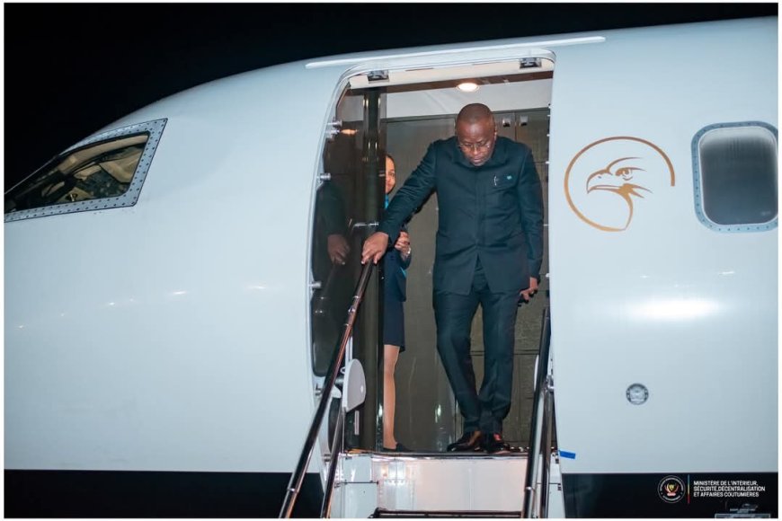 Le VPM de l'intérieur Jacquemain Shabani  à Libreville pour la XXVIᵉ session ordinaire de la CEEAC