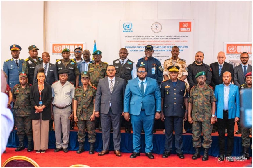 RDC : le gouvernement congolais a adopté une nouvelle feuille de route présentée par la CNC-APLC pour lutter contre la prolifération des armes
