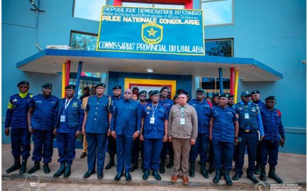 Lualaba : À Kolwezi, le VPM de l'intérieur insiste sur la discipline de la PNC et la sécurité  des  sites  miniers