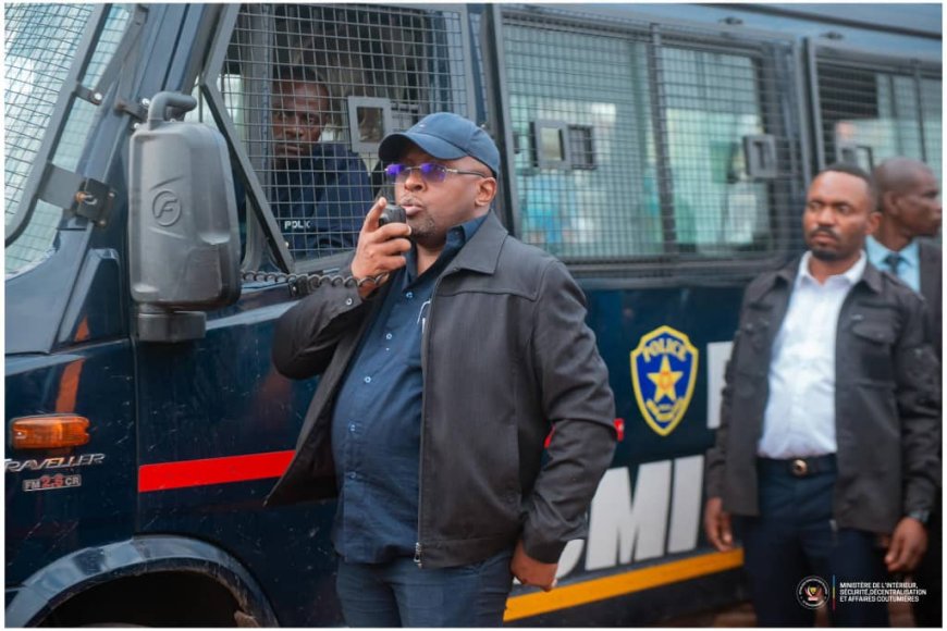 RDC: le VPM Jacquemain Shabani prend des mesures drastiques contre le banditisme et criminalité