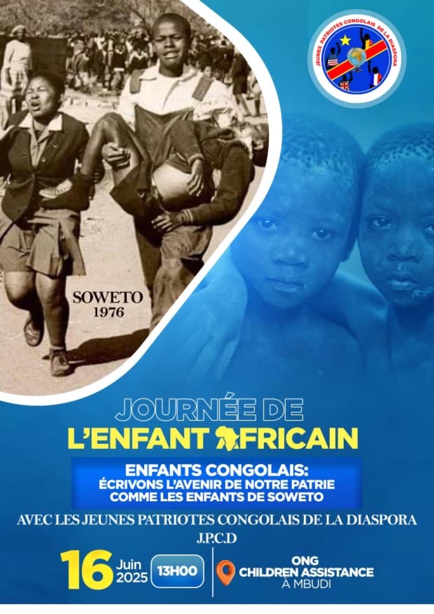 Journée internationale de l’enfant africain : les JPCD plaident pour une jeunesse engagée