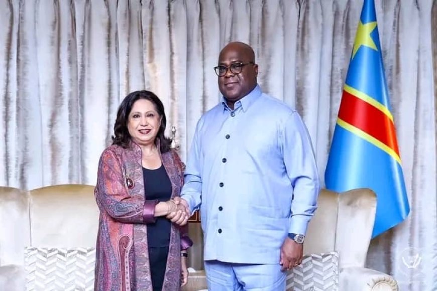 Réparation des victimes des violences sexuelles dans l'Est : Félix Tshisekedi échange avec la représentante spéciale du SG de l'ONU