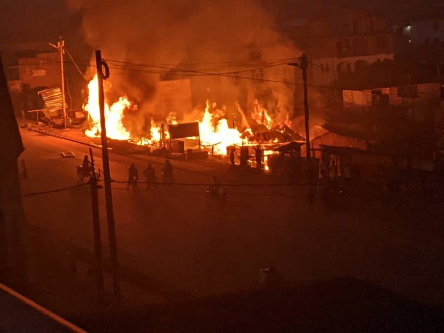 Incendie à Lufu : le marché privé chinois largement touché