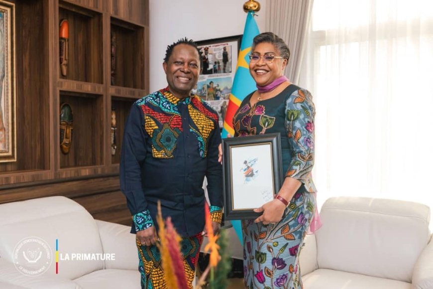 RDC : Lokwa kanza présente un projet culturel à la cheffe du gouvernement