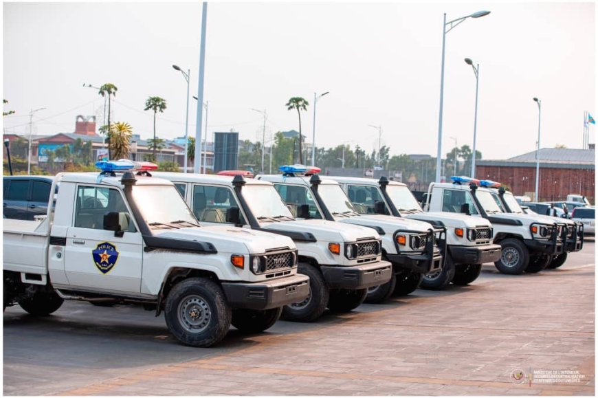 RDC : le Gouvernement renforce la mobilité des services de sécurité avec un nouveau lot de 96 jeeps 4x4