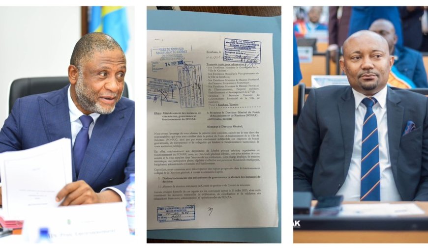 Kinshasa : l’exécutif provincial annonce une plainte pour diffamation contre l’ancien DG du FONAK