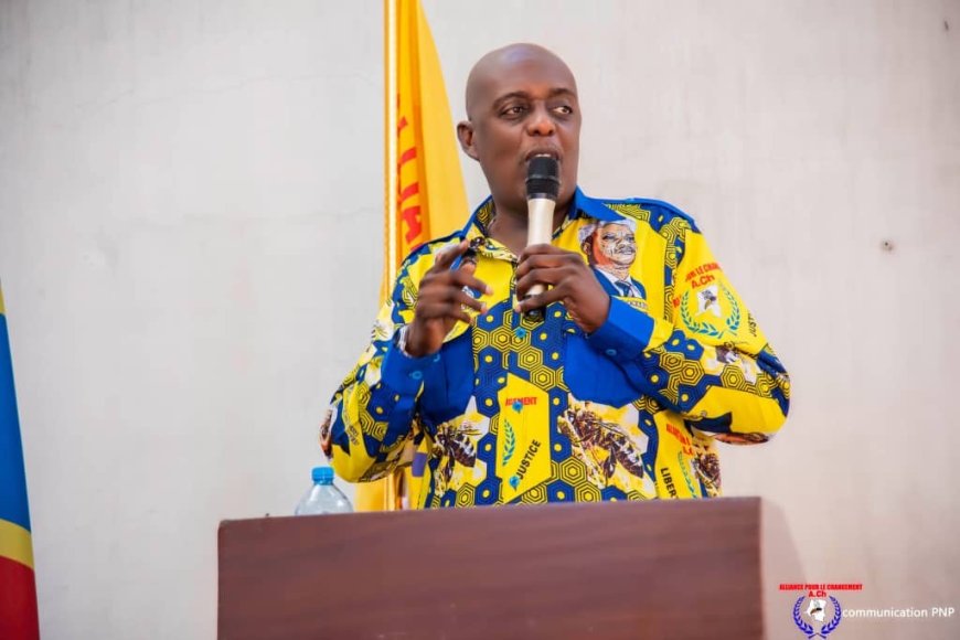 Belly Mutono exprime sa gratitude envers JM Kabund pour sa nomination  comme coordinateur exécutif National adjoint de la CGC