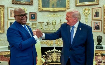 Donald Trump encense Félix Tshisekedi à Washington et met en avant paix régionale et partenariat stratégique RDC–États-Unis