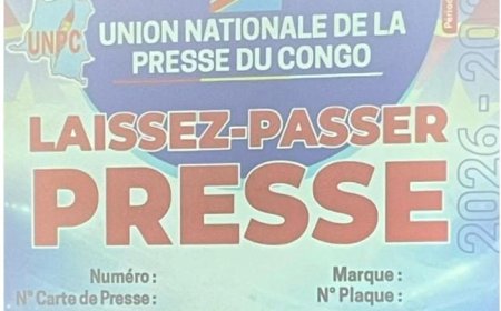 RDC : l'UNPC lance une nouvelle carte de presse hautement sécurisé pour encadrer les journalistes