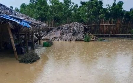 Maniema : plus 2500 menages sans abri après la montée du fleuve Congo