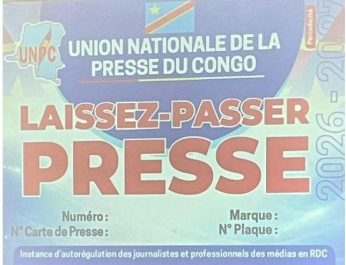 RDC : l'UNPC lance une nouvelle carte de presse hautement sécurisé pour encadrer les journalistes