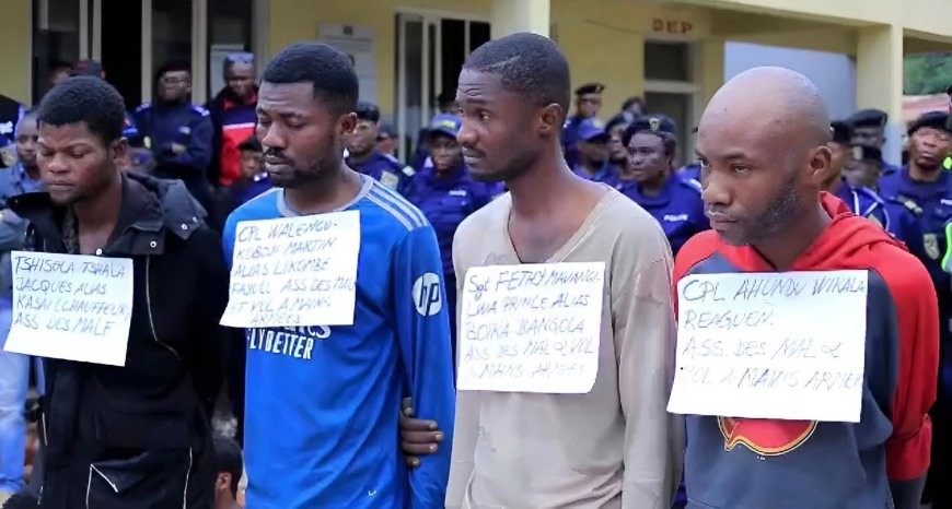 Haut-Katanga : vaste opération policière, plus de 35 suspects arrêtés et un important arsenal saisi