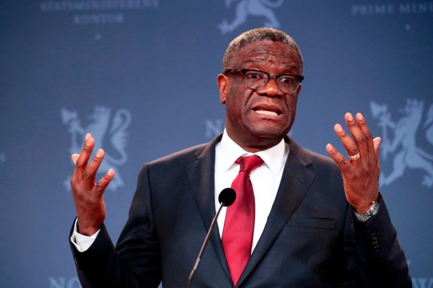 Denis Mukwege sur la crise congolaise : « Pas de dialogue sans la fin de l’agression »