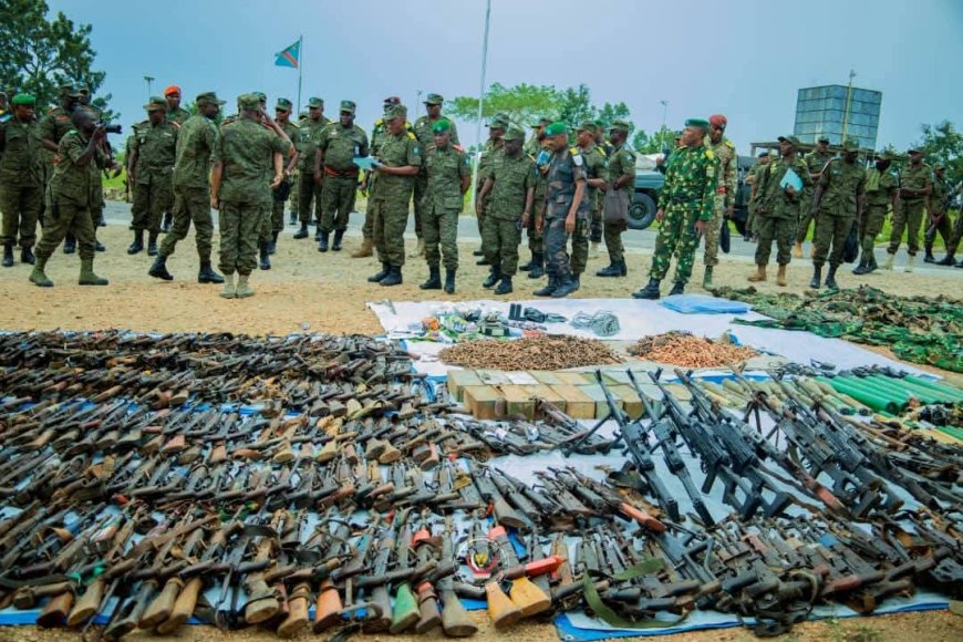 Ituri : Plus de 49 rebelles de la CRP capturés, 100 combattants rendus et plus de 500 armes récupérées lors des opérations militaires