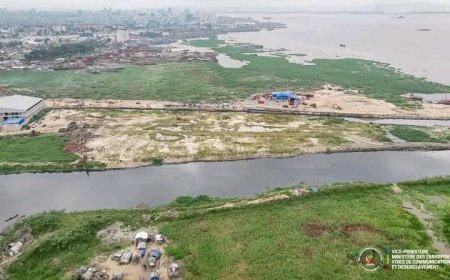 Kinshasa : le gouvernement lance la réhabilitation du chenal de Kingabwa gravement ensablé