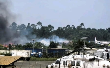 Beni : un incendie ravage une partie de l'aéroport de Mavivi