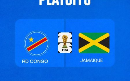 Mondial : la RDC défiera la Jamaïque en finale des barrages intercontinentaux pour une qualification historique