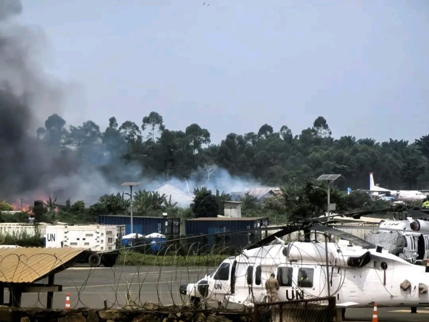 Beni : un incendie ravage une partie de l'aéroport de Mavivi