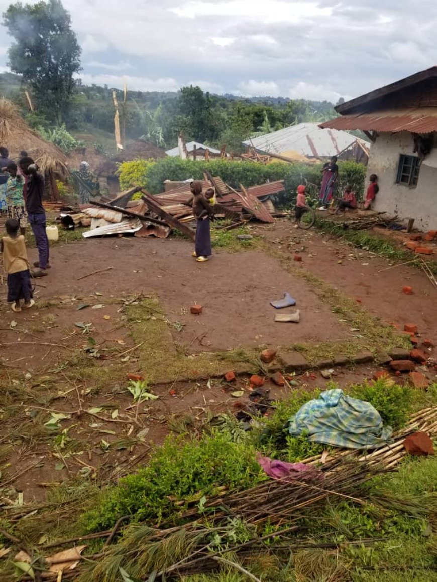 Catastrophe naturelle à Mahagi : près de 300 ménages sans abri après une violente tempête à Pakenge-see