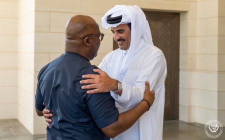 RDC–Qatar : Tshisekedi à Doha réaffirme le soutien de Kinshasa face aux tensions régionales