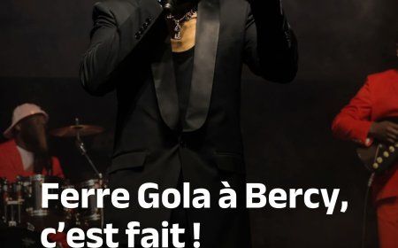 Triomphe à Accor Arena : Ferre Gola fait vibrer Paris au rythme de la rumba congolaise