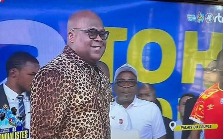 Kinshasa : entre ferveur populaire et sous-entendus politiques, Tshisekedi multiplie les annonces lors de l’hommage aux Léopards