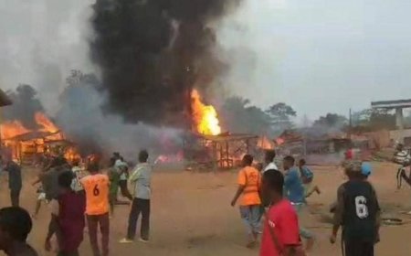 Ituri : un incendie meurtrier dans une station de fortune à Mambasa, un enfant perd la vie