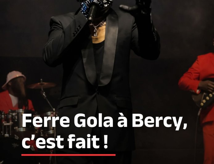 Triomphe à Accor Arena : Ferre Gola fait vibrer Paris au rythme de la rumba congolaise