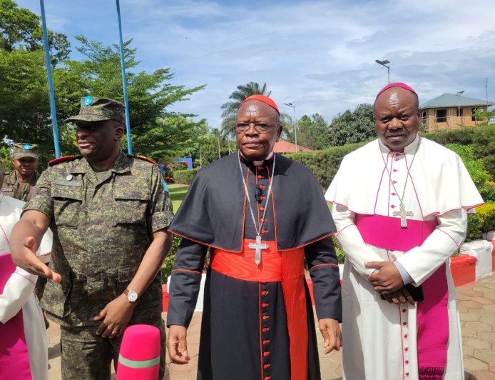Ituri : à Bunia, le cardinal Fridolin Ambongo porte un message de consolation et appelle à la paix durable