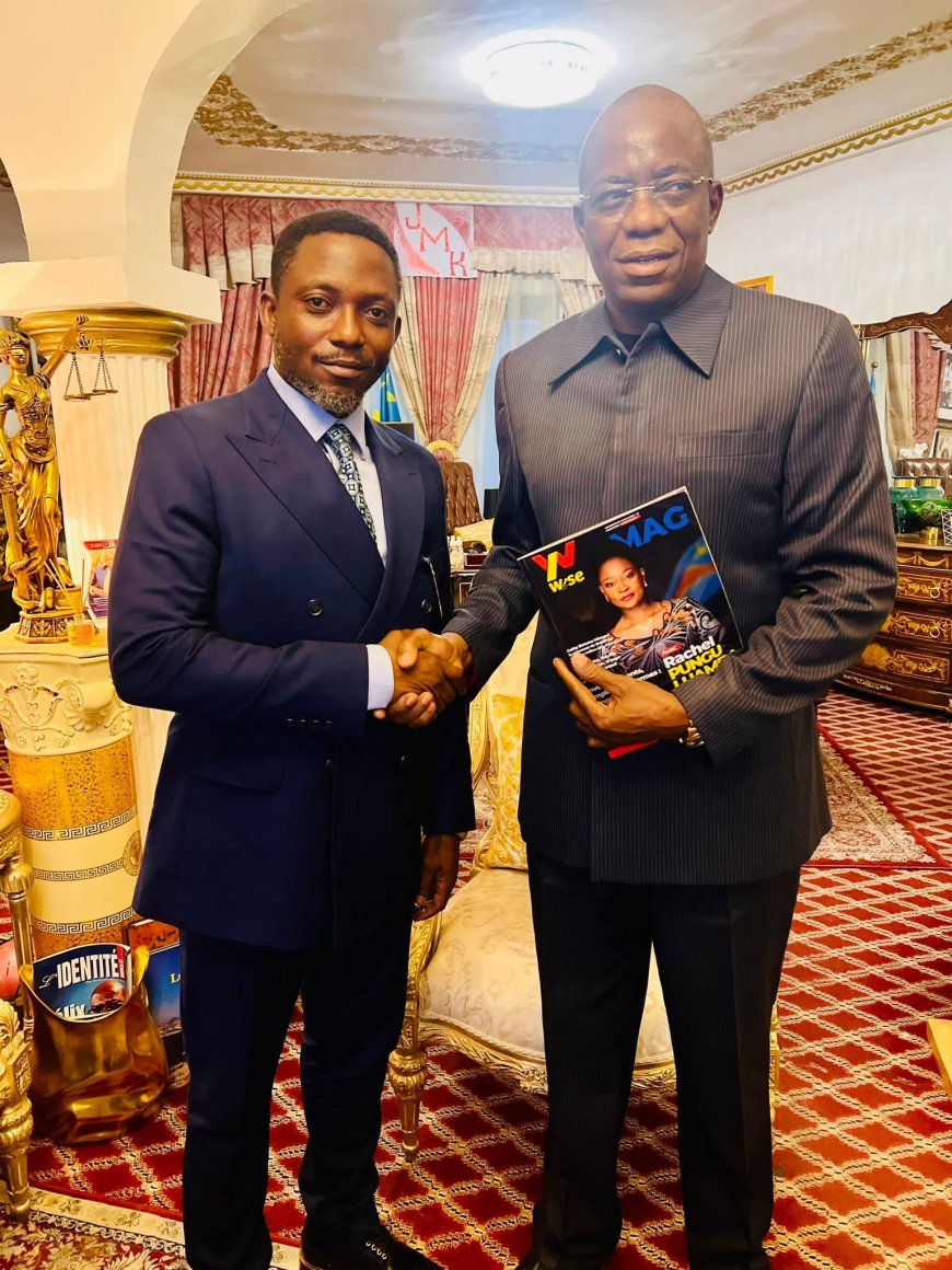 RDC : Jean-Marie Kassamba soutient WISE Magazine et encourage l’émergence d’une nouvelle génération de journalistes