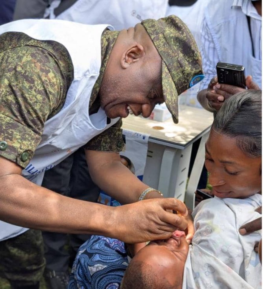 Ituri : lancement officiel de la campagne de la vaccination contre la poliomyélite
