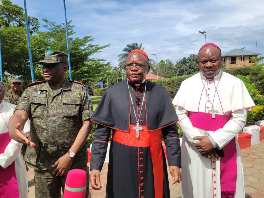 Ituri : à Bunia, le cardinal Fridolin Ambongo porte un message de consolation et appelle à la paix durable