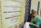 Projet Kin Elenda : le Président F. Tshisekedi inaugure la nouvelle maison communale de N’djili lors d’une tournée des chantiers routiers de Kinshasa