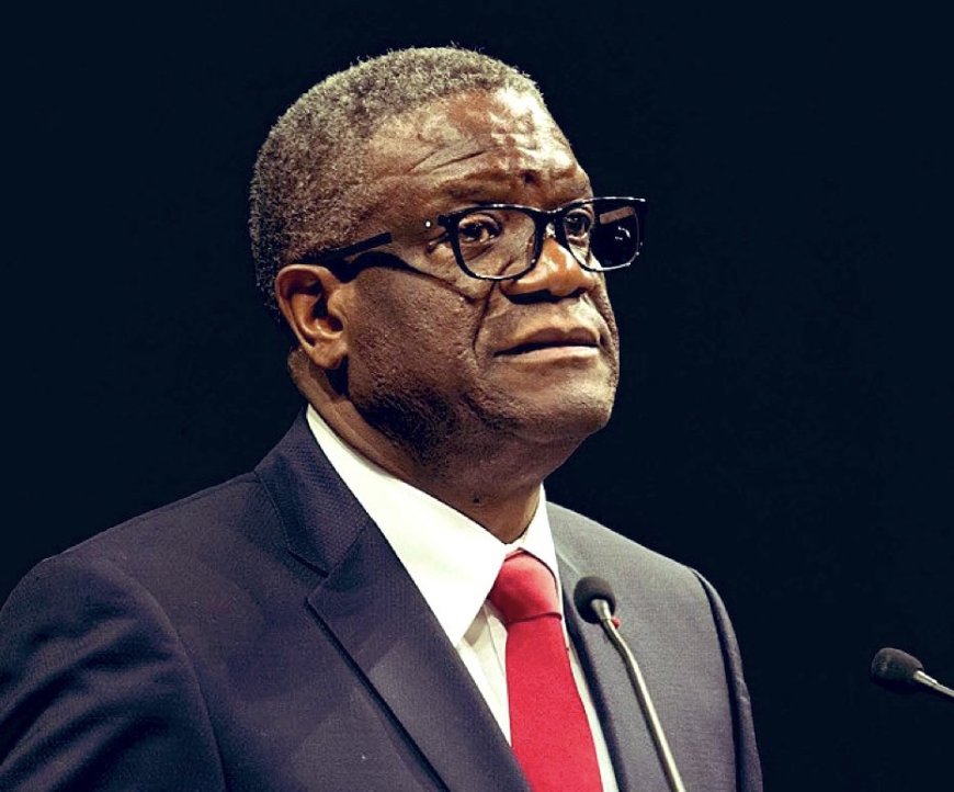 Mukwege dénonce l’hypocrisie politique autour de la Constitution et des minerais stratégiques en RDC