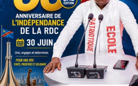 66 ans de l'independance : Dr Joseph Ndjadiyo, souhaite une bonne fête à tous les compatriotes congolais