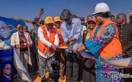 Lualaba : le ministre John Banza Lunda inaugure les ponts de Kanzenze 1 et de Balula sur la RN39