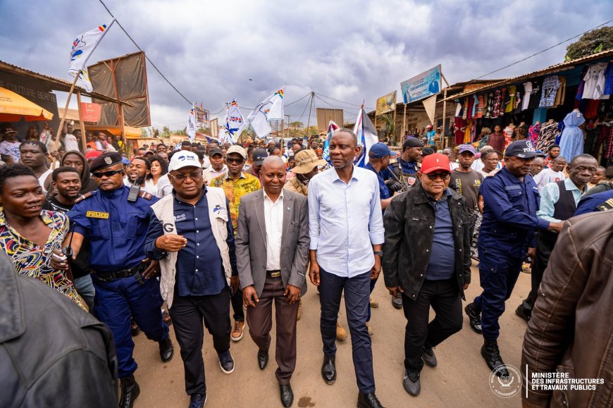 Caravane infrastructurelle : John Banza Lunda accélère l’inspection du corridor Muanda-Kinshasa