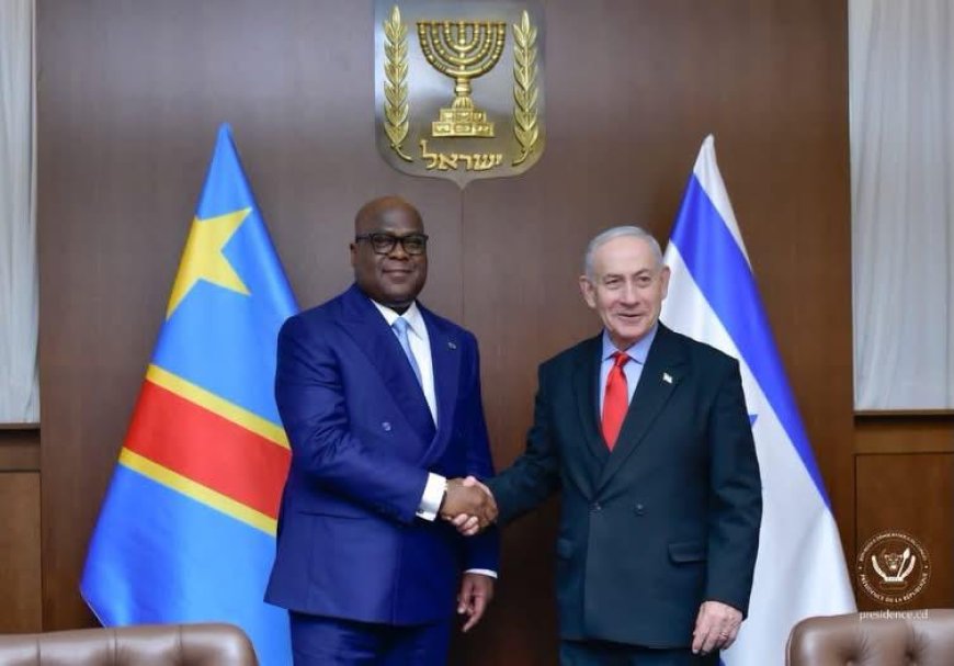RDC–Israël : Félix Tshisekedi renforce le partenariat stratégique à Jérusalem